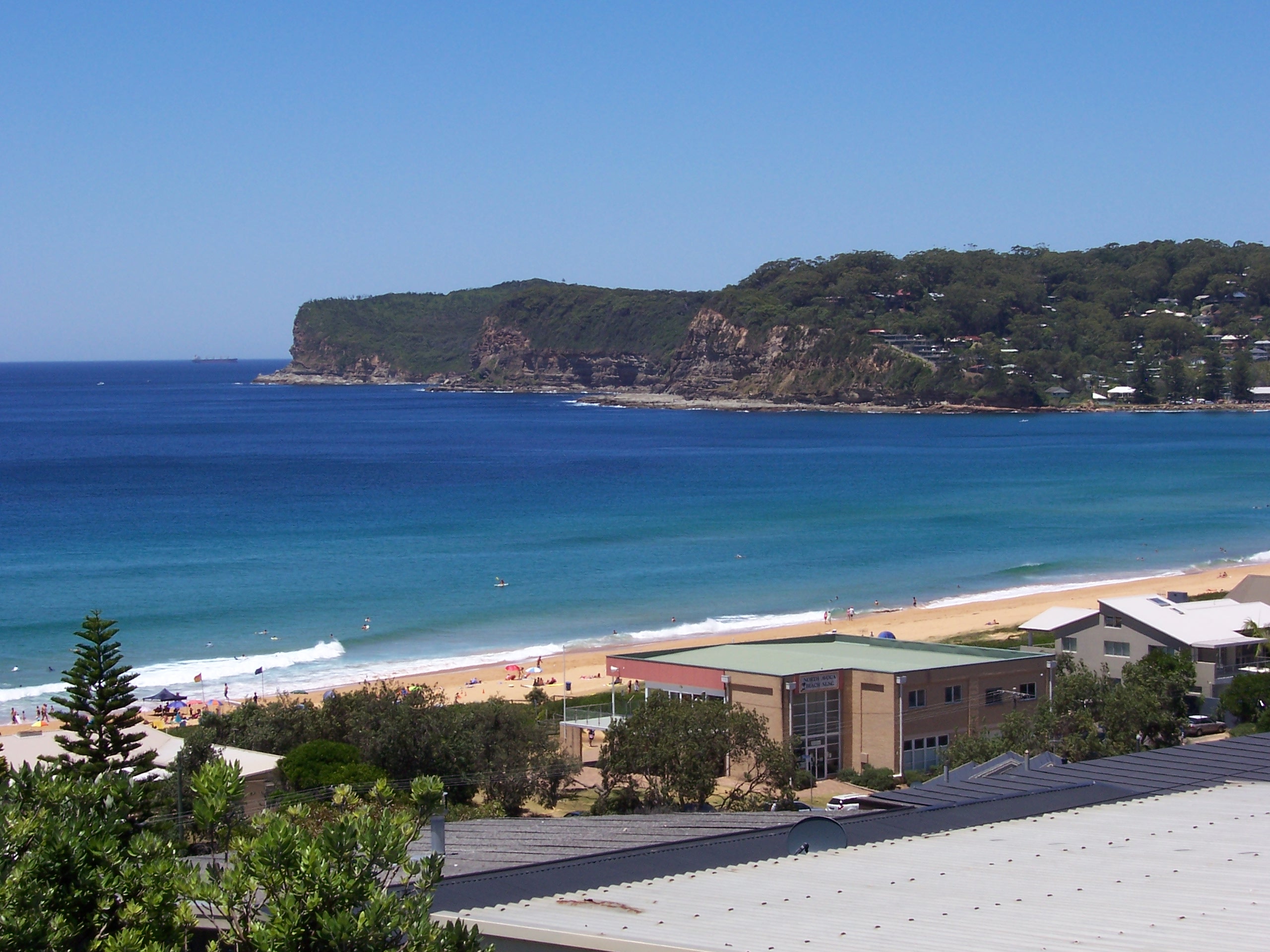 the beach